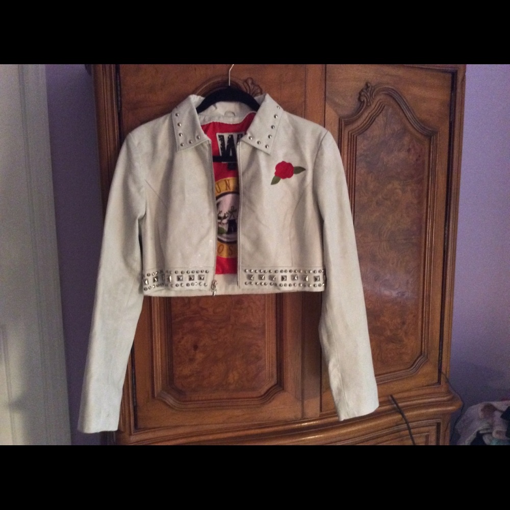 Wilson leather jacket, Guns and Roses, size M
